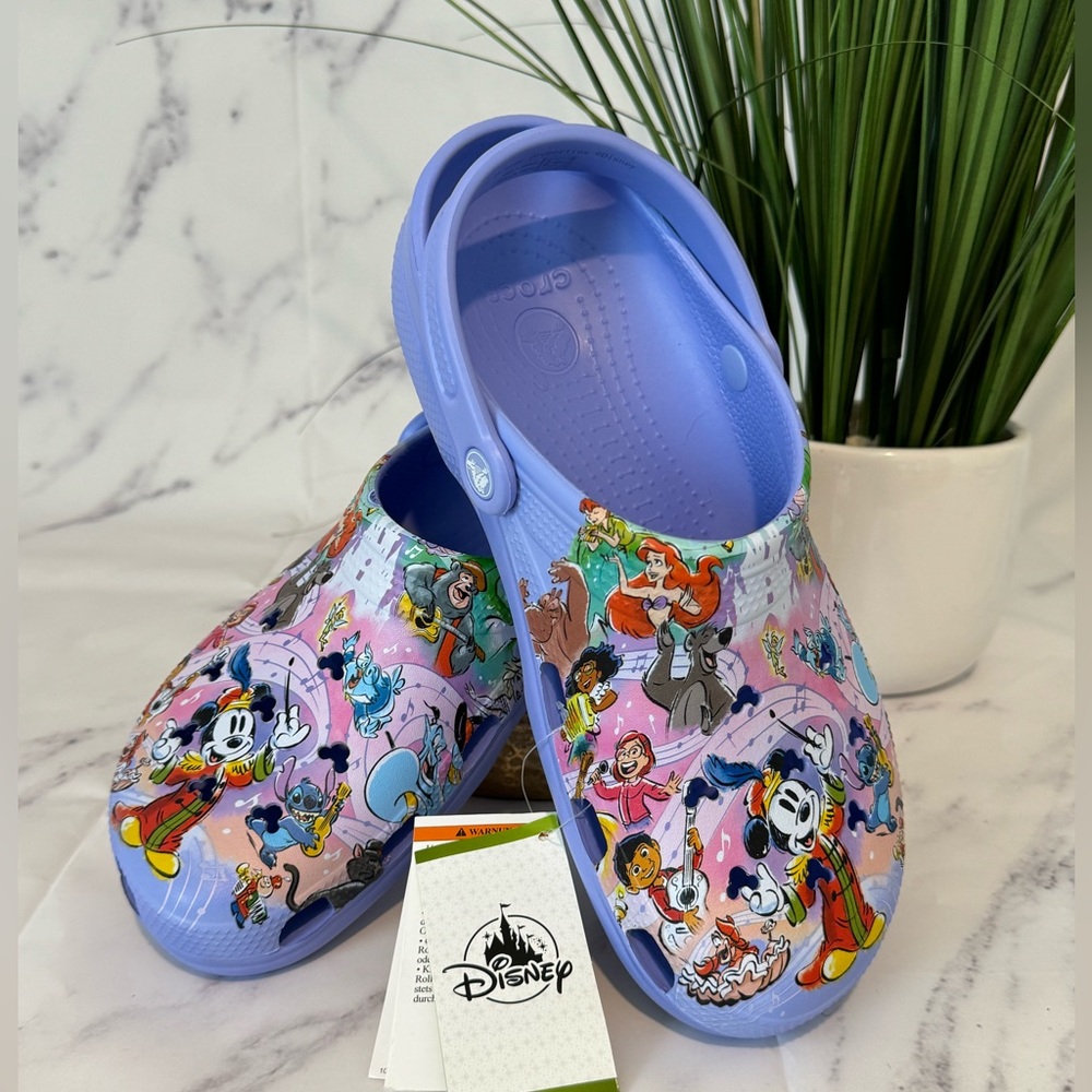 NWT Disney 100 Moments years Special Edition Crocs Men’s Size 11 REDUCED SHIPPIN